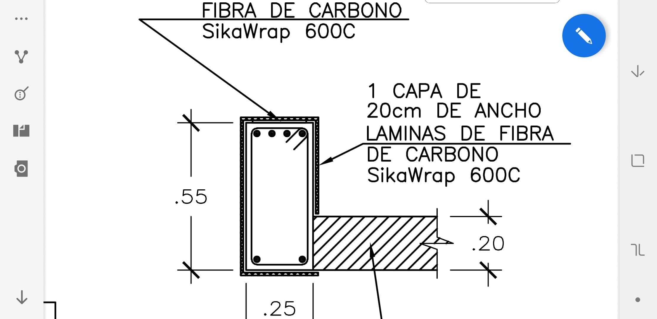 Refuerzo con fibra de carbono para volado estructural en casa de playa — foto 2