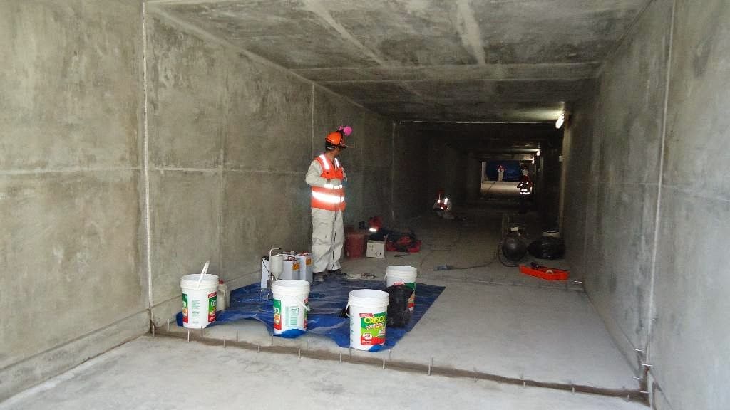Sellado de túnel portuario con inyecciones de poliuretano expansivo — foto 8